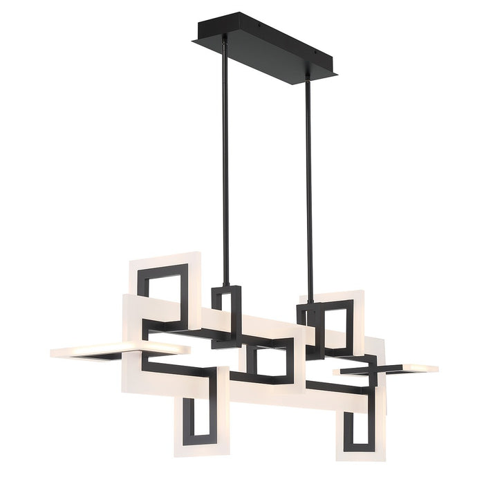 Eurofase 45719-023 LED Chandelier, Black