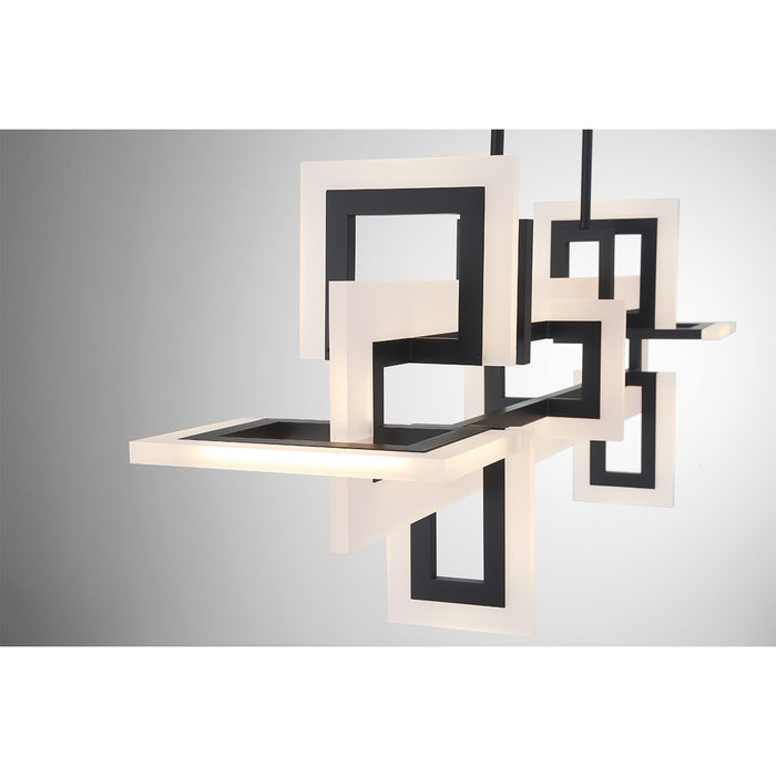 Eurofase 45719-023 LED Chandelier, Black