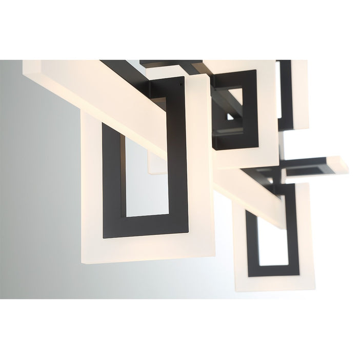 Eurofase 45719-023 LED Chandelier, Black