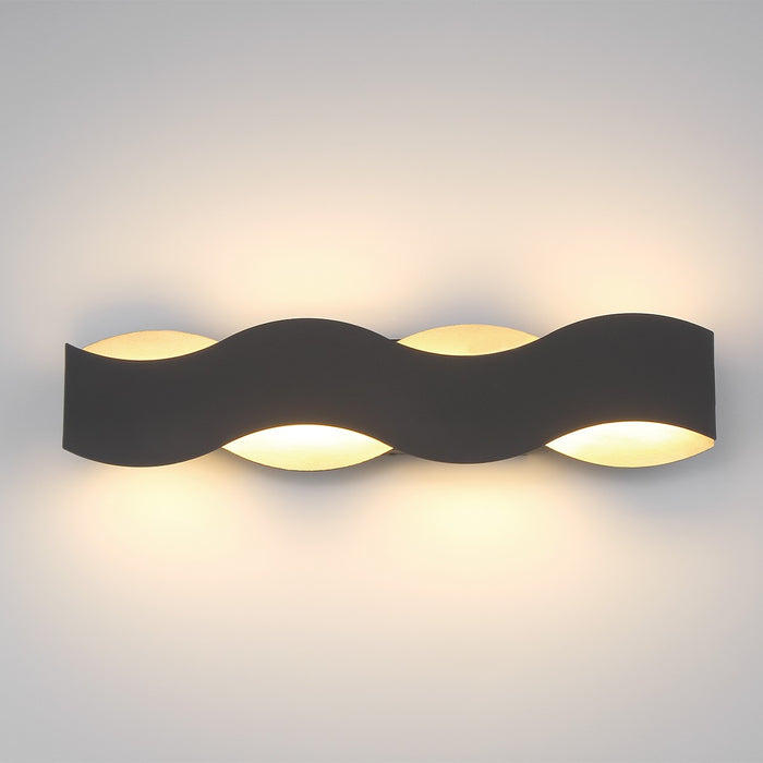 Eurofase 31784-022 LED Vanity, Silver-Black