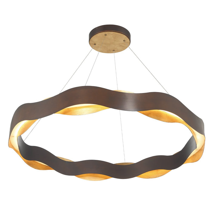 Eurofase 46462-015 LED Chandelier, Bronze-Gold