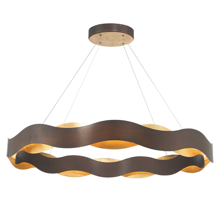 Eurofase 46462-015 LED Chandelier, Bronze-Gold