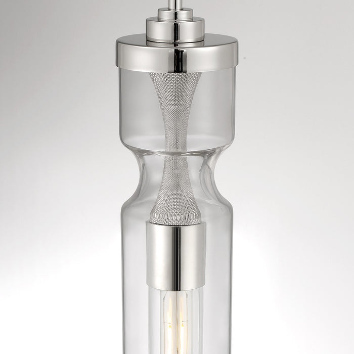 Eurofase 46430-021 One Light Pendant, Satin Nickel