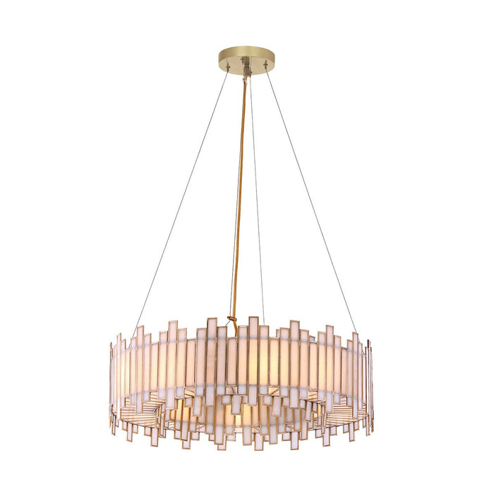Eurofase 46469-014 12 Light Chandelier, Brass
