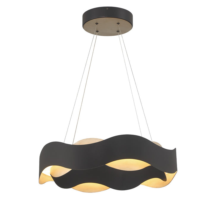 Eurofase 31783-024 LED Chandelier, Silver-Black