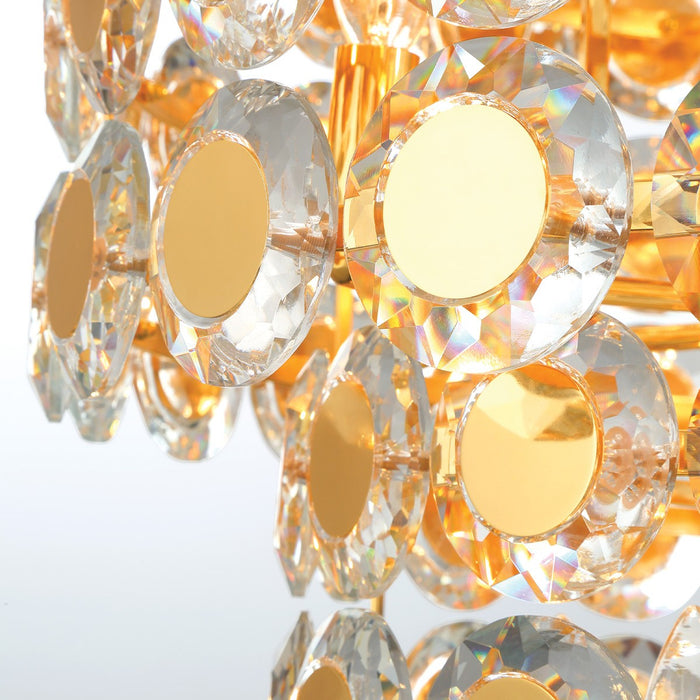 Eurofase 44289-028 24 Light Chandelier, Gold