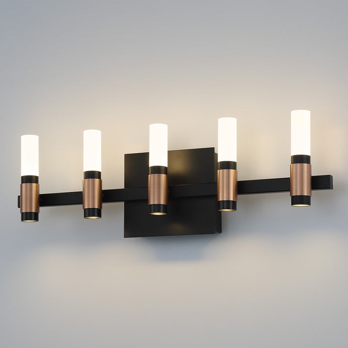 Eurofase 45236-013 LED Vanity, Brass-Black