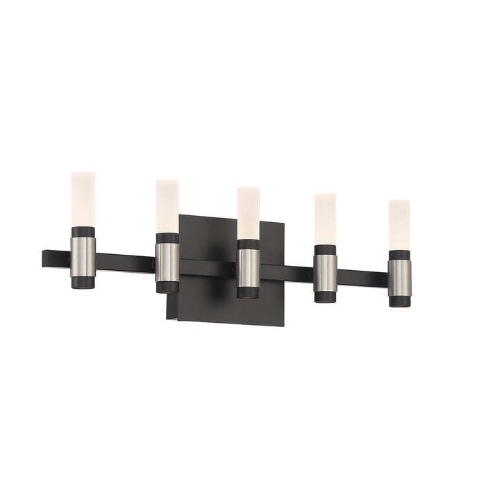 Eurofase 45236-022 LED Vanity, Silver-Black