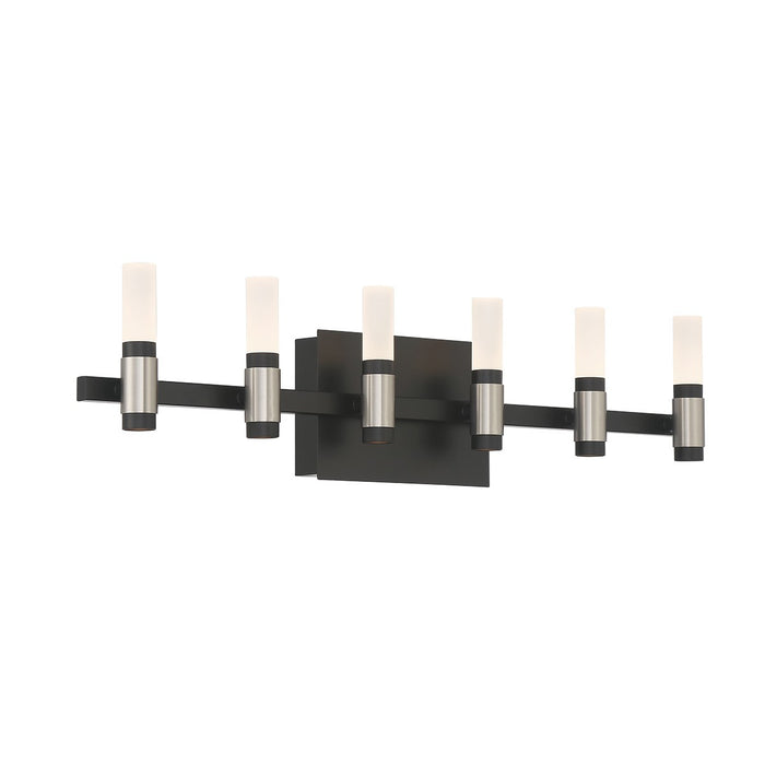 Eurofase 45237-027 LED Vanity, Silver-Black