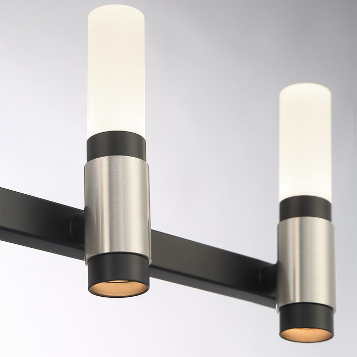 Eurofase 45237-027 LED Vanity, Silver-Black