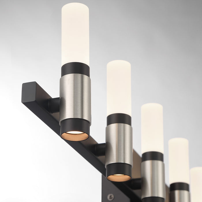 Eurofase 45238-021 LED Vanity, Silver-Black