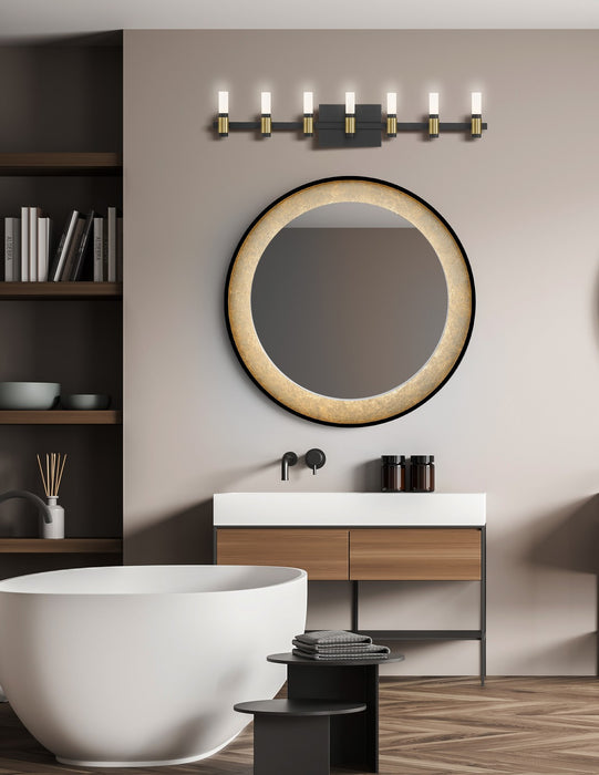 Eurofase 45238-021 LED Vanity, Silver-Black