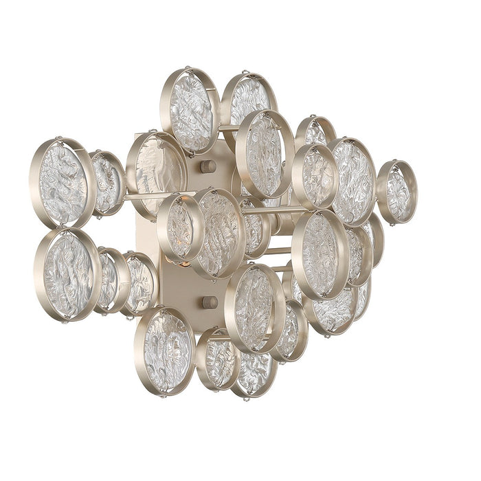 Eurofase 45452-017 Two Light Vanity, Silver