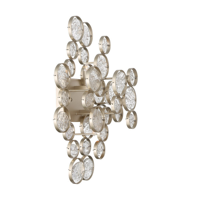 Eurofase 45452-017 Two Light Vanity, Silver
