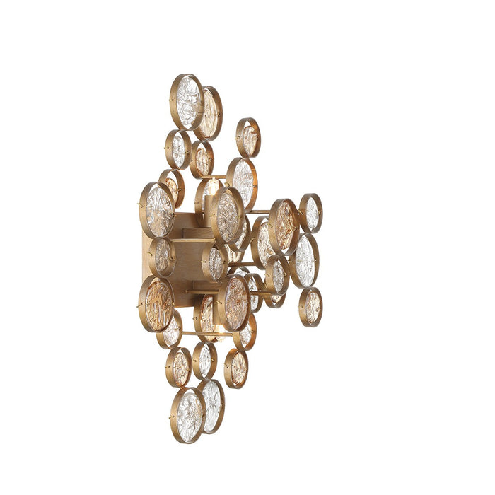 Eurofase 45452-024 Two Light Vanity, Gold