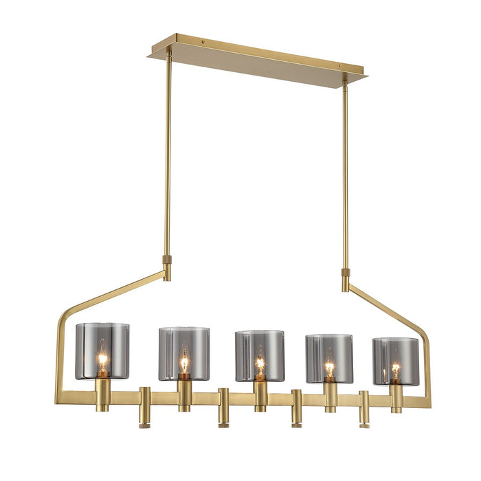 Eurofase 45652-011 Five Light Chandelier, Gold