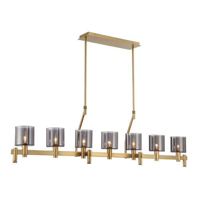 Eurofase 45653-018 Seven Light Chandelier, Gold