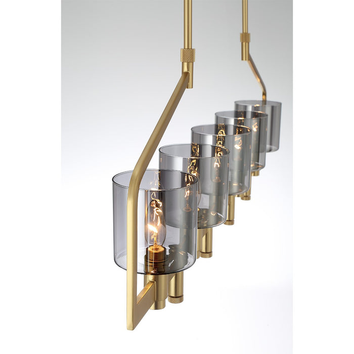 Eurofase 45653-018 Seven Light Chandelier, Gold