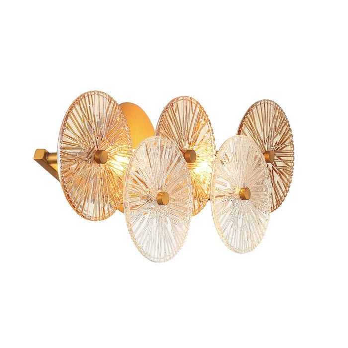 Eurofase 45700-019 Two Light Vanity, Gold
