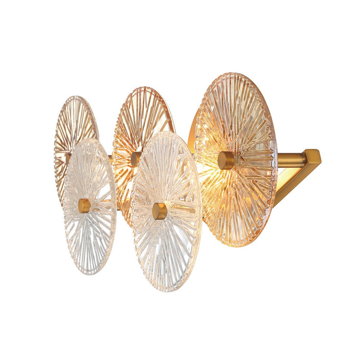 Eurofase 45700-019 Two Light Vanity, Gold