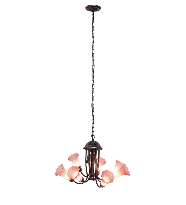 Meyda Tiffany 251576 Seven Light Chandelier, Mahogany Bronze