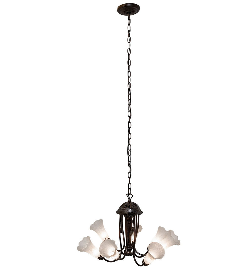 Meyda Tiffany 251580 Seven Light Chandelier, Mahogany Bronze