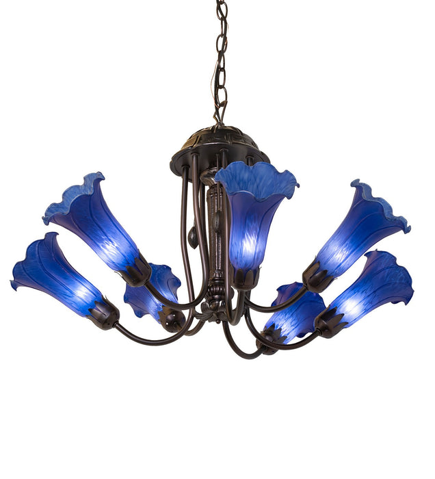 Meyda Tiffany 251581 Seven Light Chandelier, Mahogany Bronze