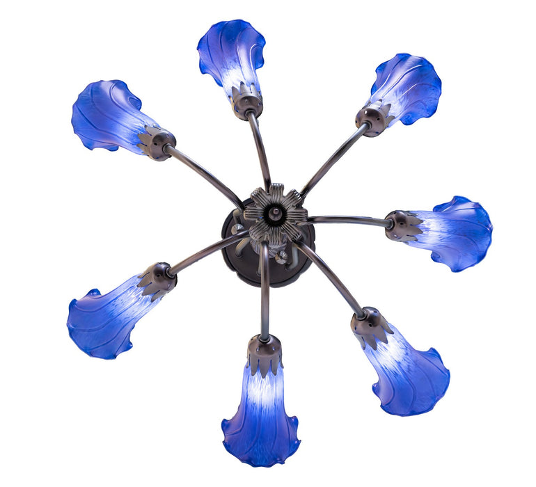 Meyda Tiffany 251581 Seven Light Chandelier, Mahogany Bronze