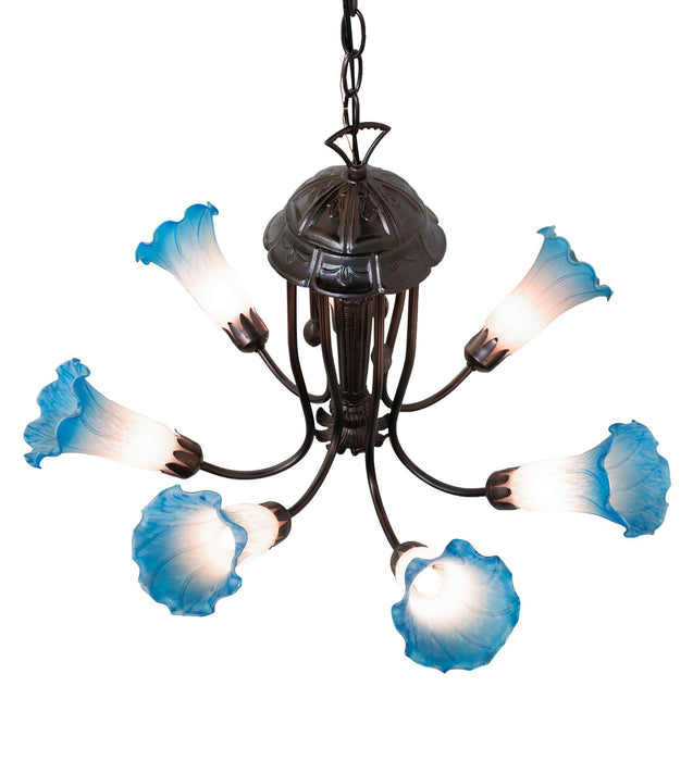 Meyda Tiffany 251584 Seven Light Chandelier, Mahogany Bronze