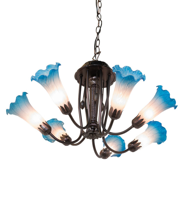 Meyda Tiffany 251584 Seven Light Chandelier, Mahogany Bronze