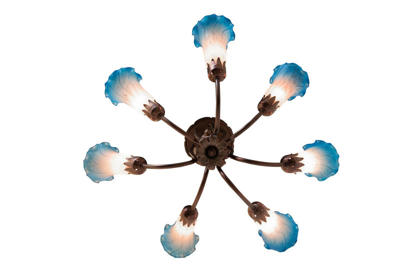Meyda Tiffany 251584 Seven Light Chandelier, Mahogany Bronze
