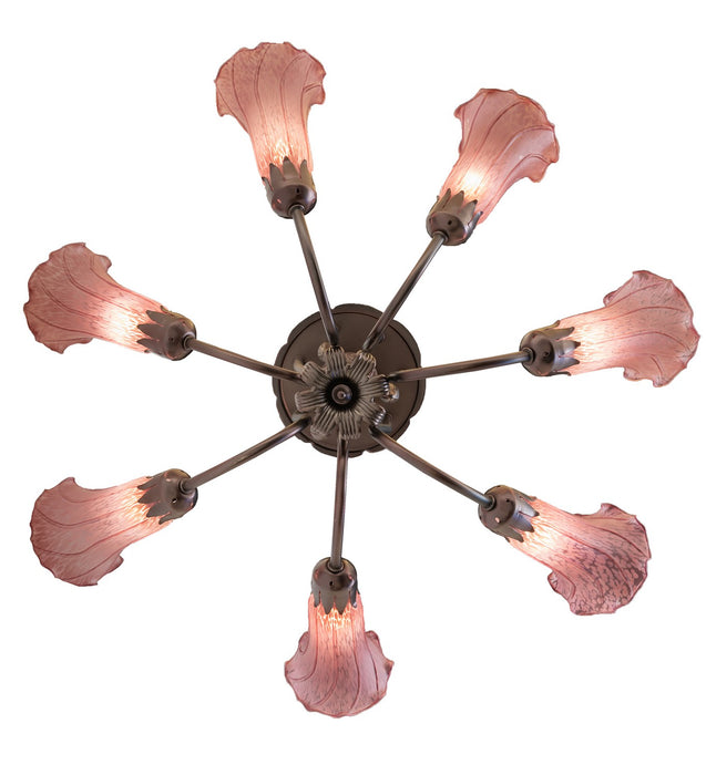 Meyda Tiffany 251585 Seven Light Chandelier, Mahogany Bronze