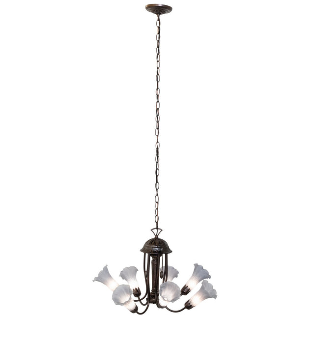 Meyda Tiffany 251587 Seven Light Chandelier, Mahogany Bronze