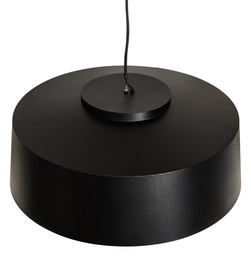 Meyda Tiffany 254069 Four Light Pendant, Textured Black/ Solar Black