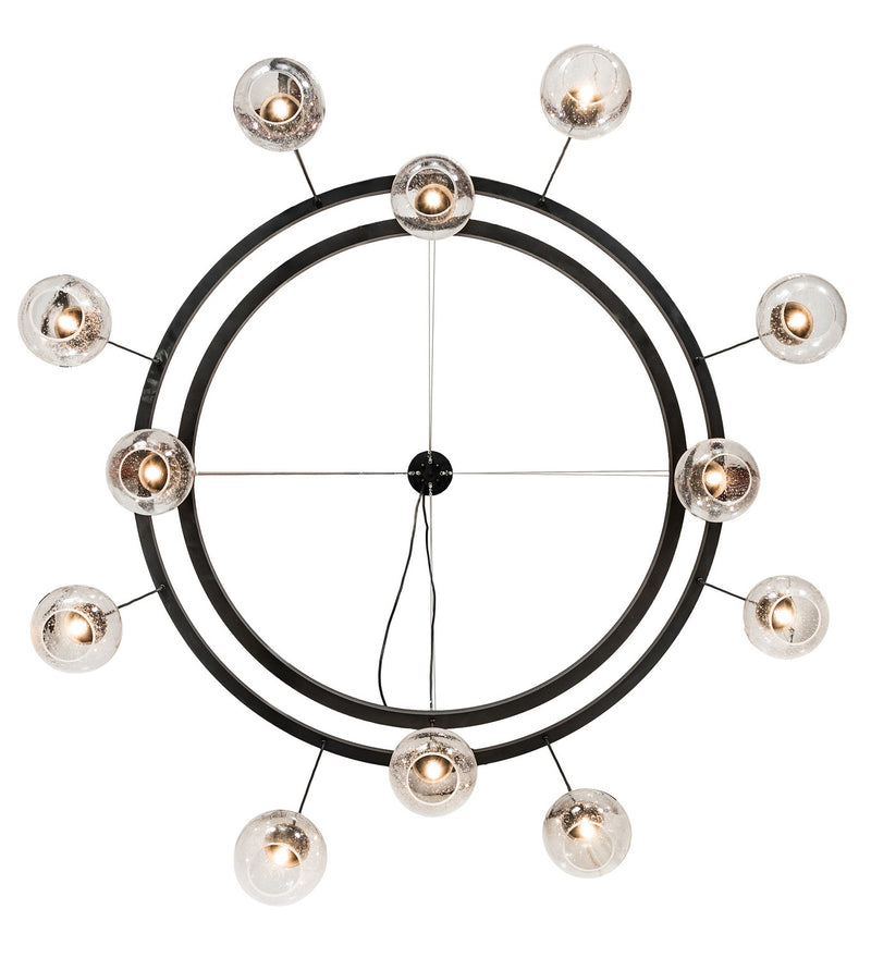 Meyda Tiffany 257077 LED Chandelier, Solar Black