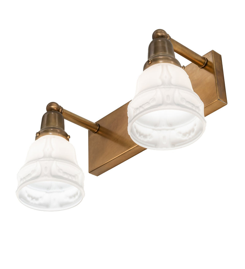 Meyda Tiffany 257231 Two Light Wall Sconce, Brass