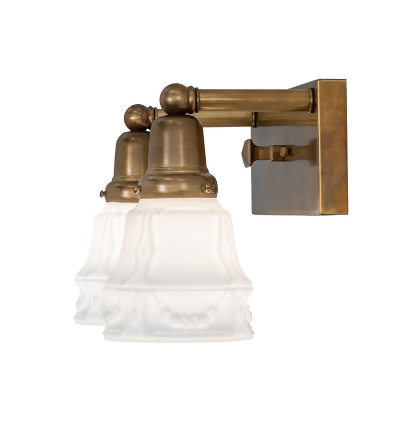 Meyda Tiffany 257231 Two Light Wall Sconce, Brass