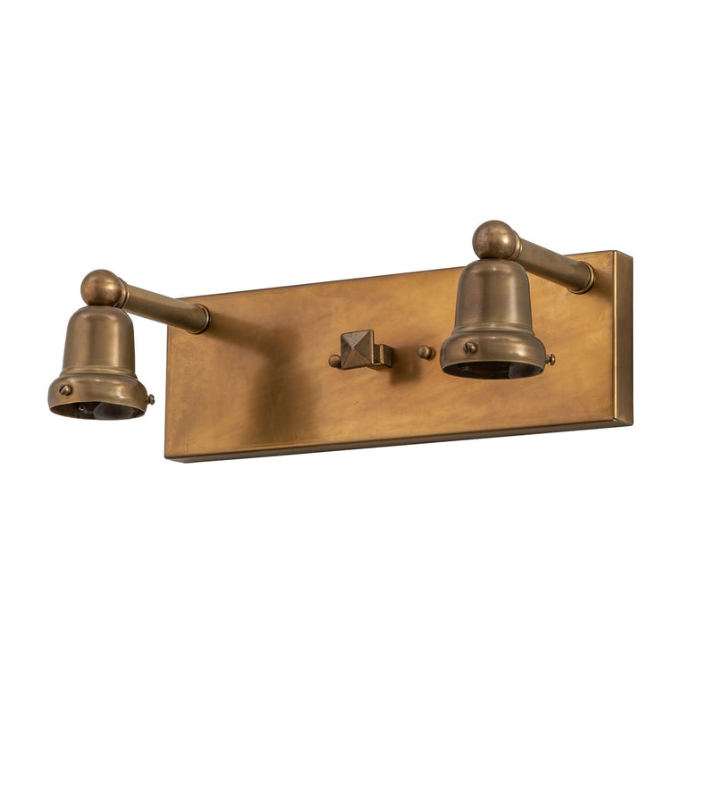 Meyda Tiffany 257231 Two Light Wall Sconce, Brass