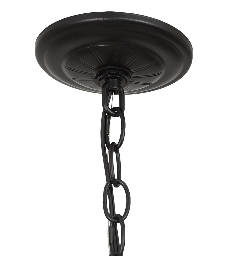 Meyda Tiffany 259239 One Light Mini Pendant, Solar Black