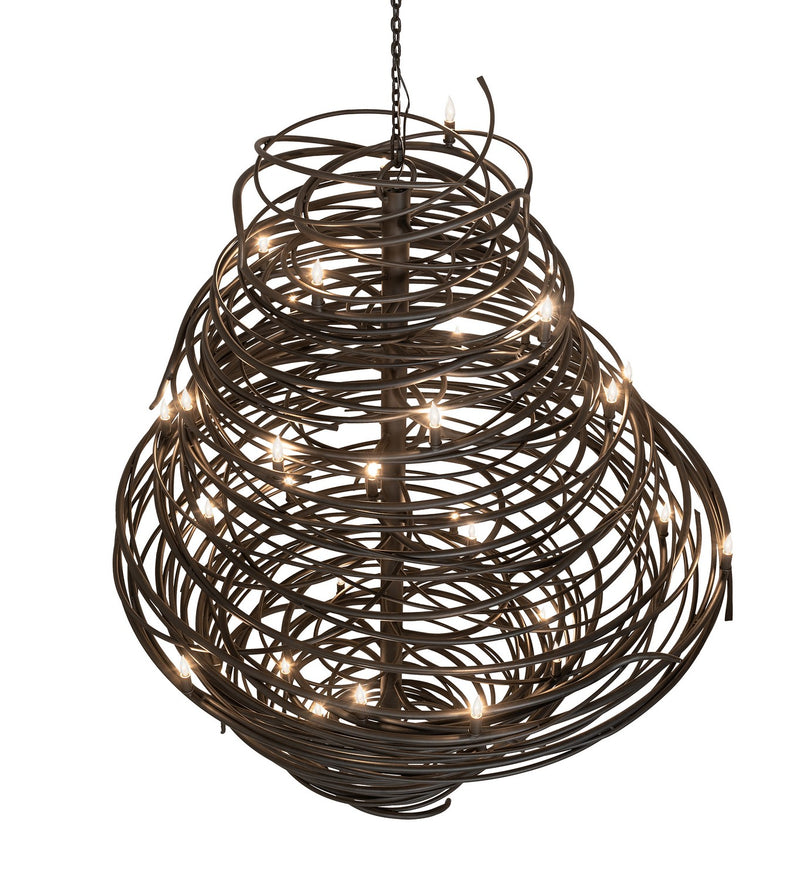 Meyda Tiffany 260184 LED Chandelier, Old Wrought Iron