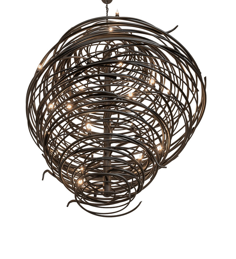 Meyda Tiffany 260184 LED Chandelier, Old Wrought Iron