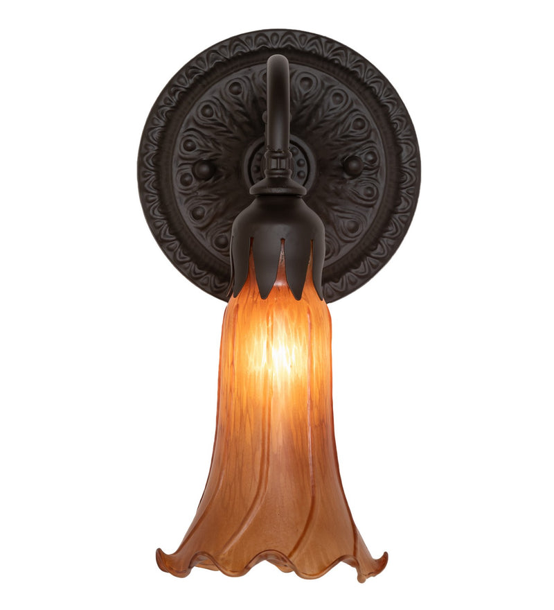 Meyda Tiffany 260474 One Light Wall Sconce, Oil Rubbed Bronze