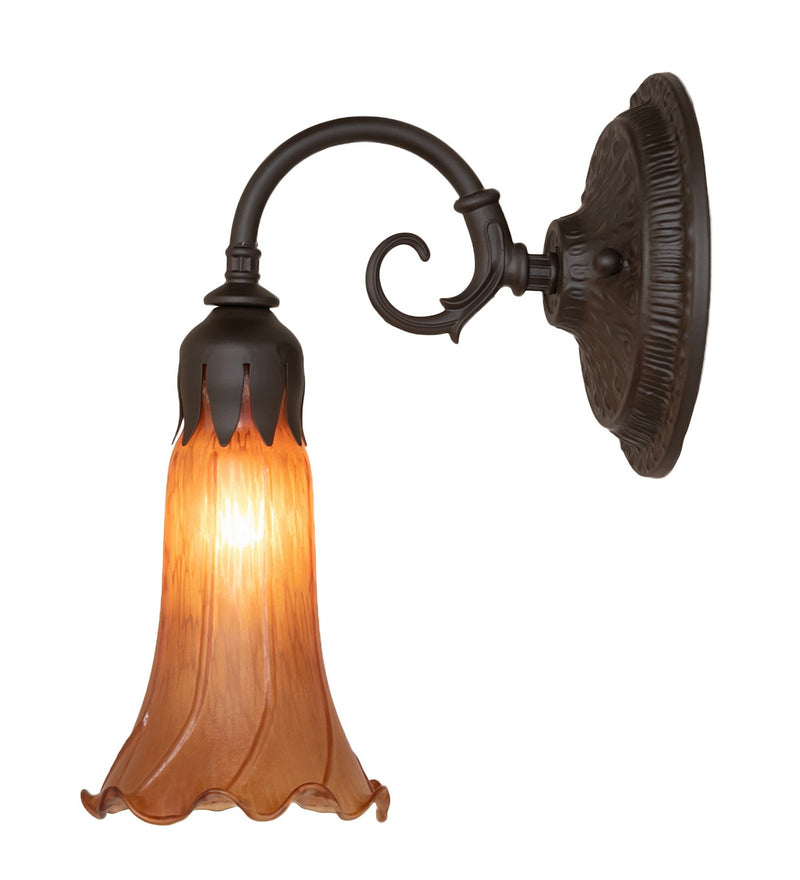Meyda Tiffany 260474 One Light Wall Sconce, Oil Rubbed Bronze