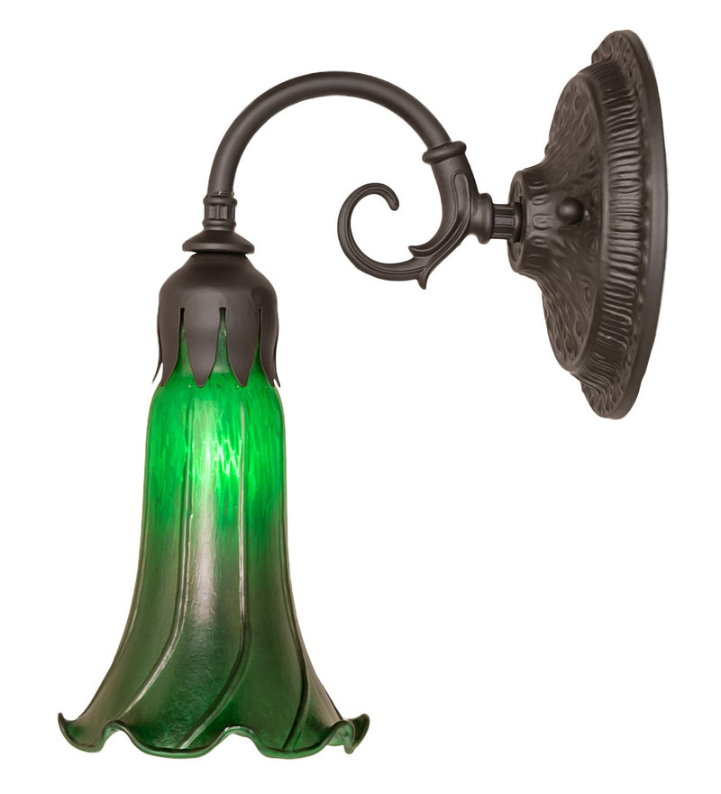 Meyda Tiffany 260475 One Light Wall Sconce, Oil Rubbed Bronze