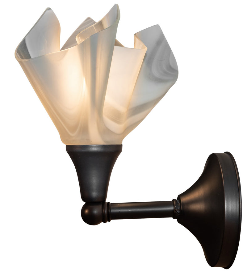 Meyda Tiffany 71397 One Light Wall Sconce, Craftsman Brown