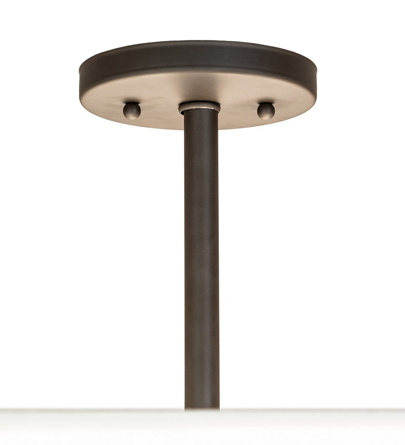 Meyda Tiffany 257633 Three Light Semi-Flushmount, Oil Rubbed Bronze