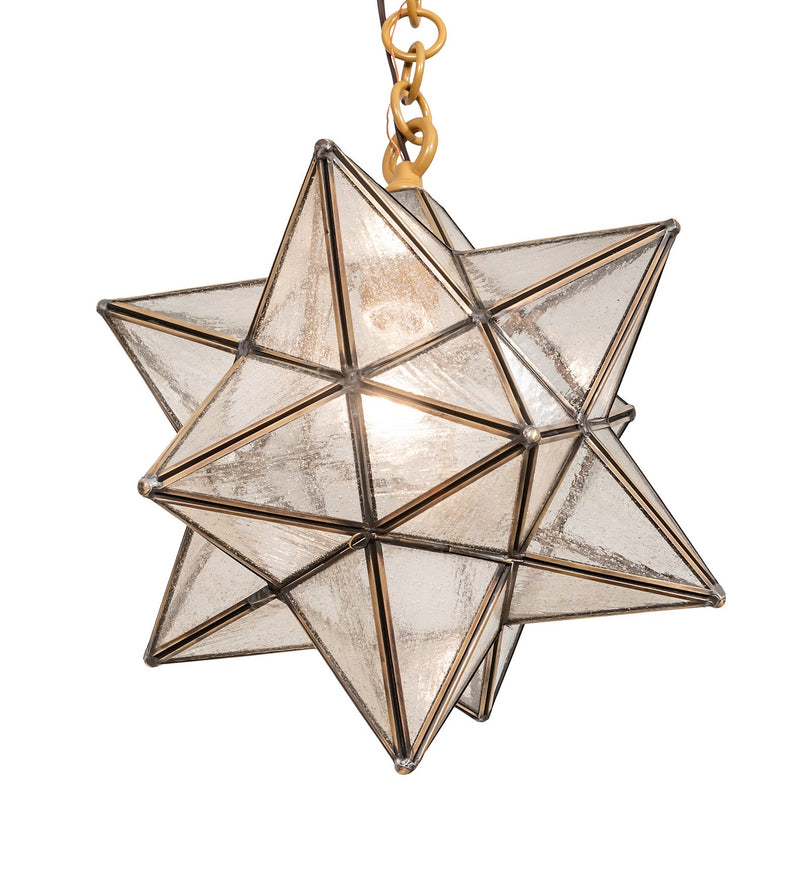 Meyda Tiffany 259110 One Light Pendant, Sahara Gold