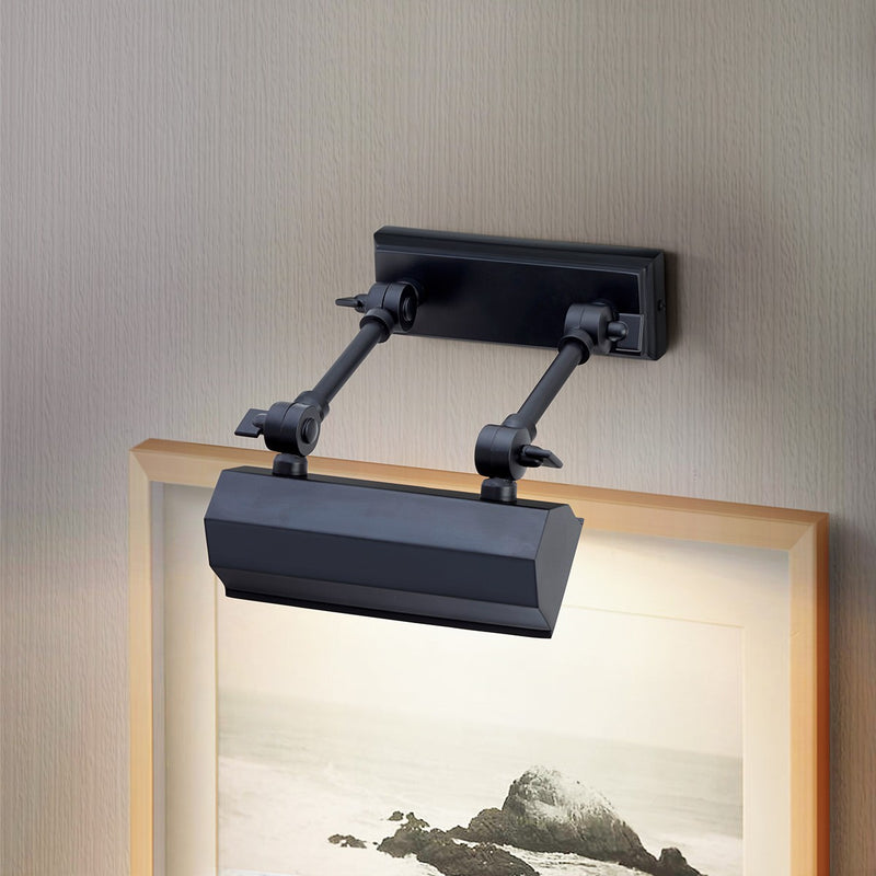 Lucas + McKearn CHAWTONPLS-BK One Light Picture Light, Black