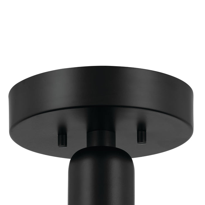 Kichler 52589BK LED Semi Flush Mount, Black