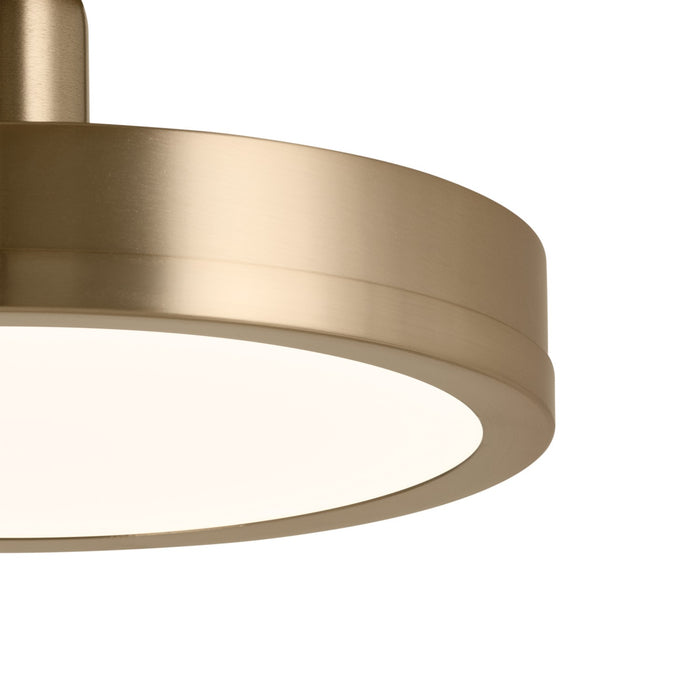 Kichler 52589CPZ LED Semi Flush Mount, Champagne Bronze